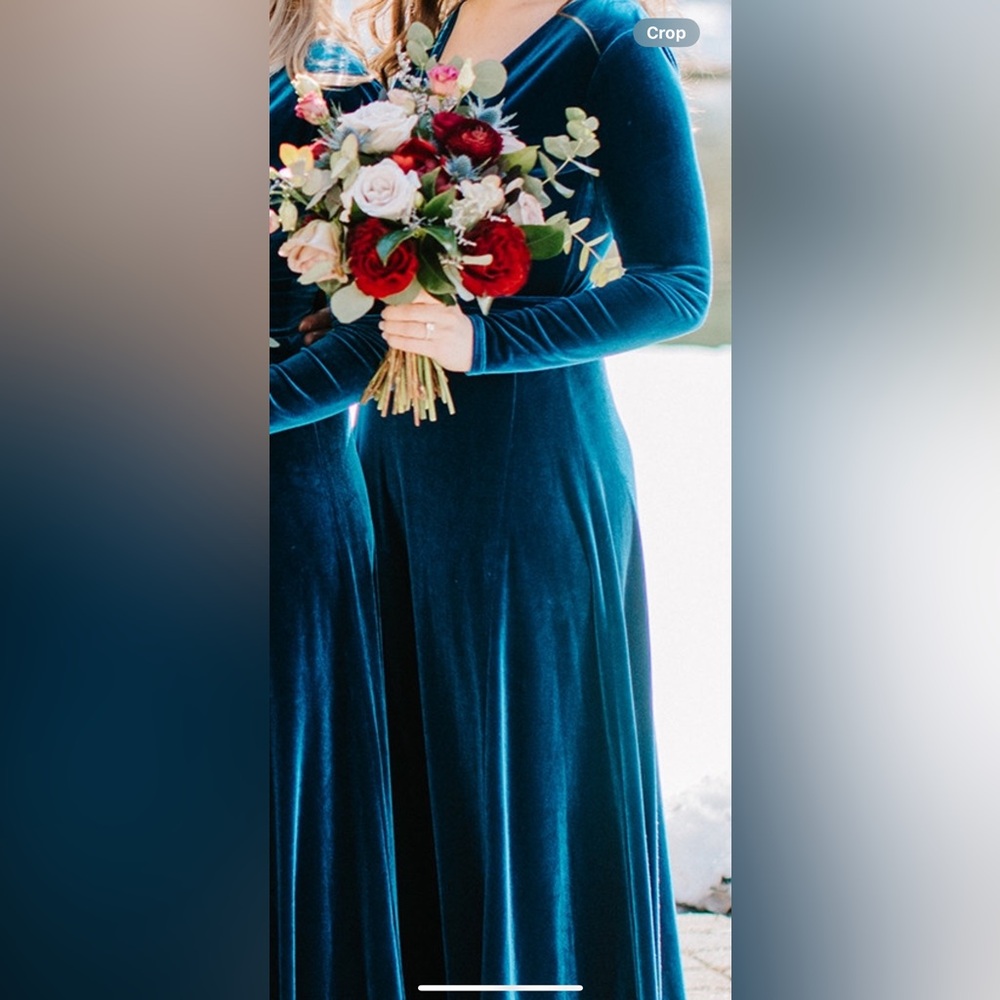 Desir Couture Custom made dress Renaissance velvet long sleeve